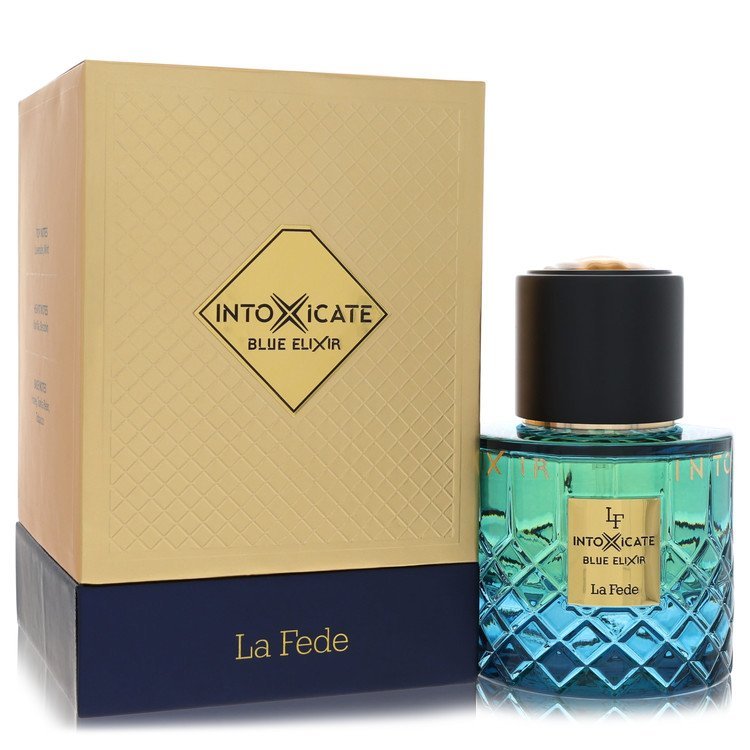 Khadlaj La Fede Intoxicate Blue Elixir by Khadlaj Eau De Parfum Spray (Unboxed) 100 ml for Men Khadlaj La Fede Intoxicate Blue Elixir by Khadlaj Eau de Parfum Vaporisateur (sans boîte) 100 ml pour Homme