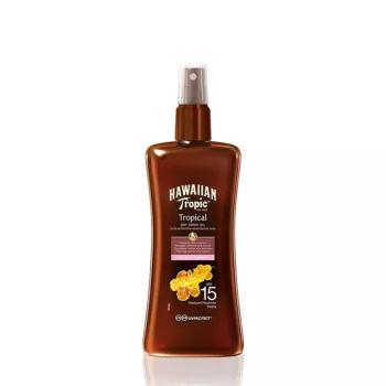 HAWAIIAN TROPIC COCONUT & GUAVA dry oil SPF15 spray 200 ml