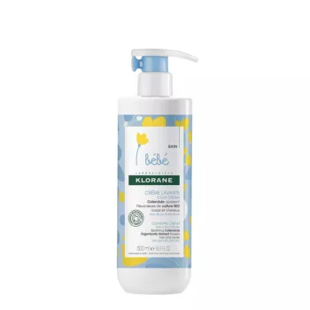 KLORANE BABY Visage et Corps Crème Nettoyante 500 ml