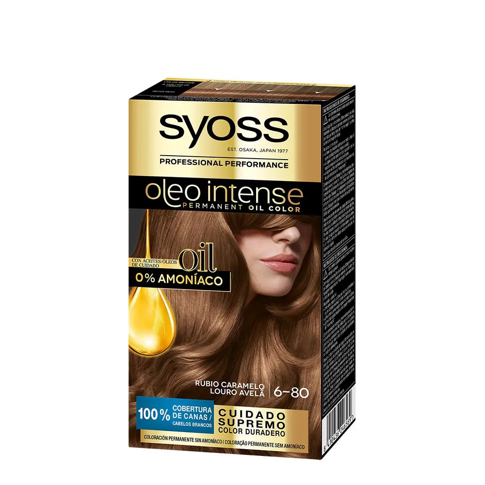 SYOSS OLEO INTENSE ammonia-free hair color #6.80-caramel blonde 5 pcs SYOSS OLEO INTENSE ammonia-free hair color #6.80-caramel blonde 5 pcs