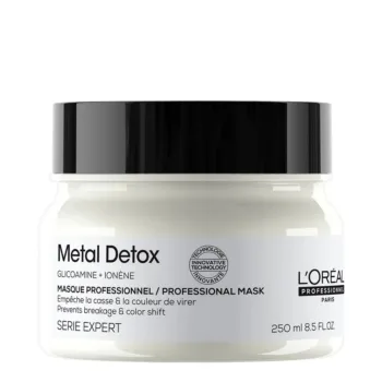 L'ORÉAL PROFESSIONNEL PARIS METAL DETOX Masque pour Cheveux Abîmés 250 ml