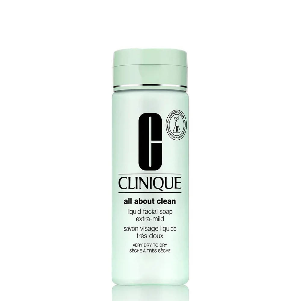 CLINIQUE LIQUID FACIAL SOAP extra mild with pump 200 ml CLINIQUE LIQUID FACIAL SOAP extra mild with pump 200 ml