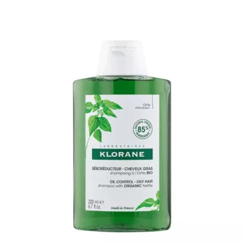 KLORANE ORGANIC NETTLE sebum-regulating shampoo for oily hair 200 ml KLORANE ORGANIC NETTLE sebum-regulating shampoo for oily hair 200 ml