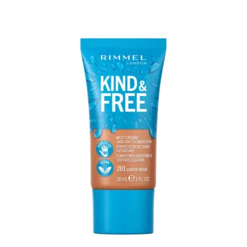 RIMMEL LONDON KIND & FREE skin tint foundation #201-classic beige