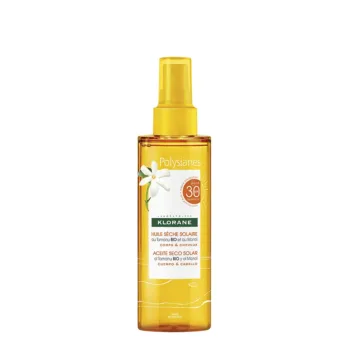 KLORANE POLYSIANES MONOÏ & ORGANIC TAMANU Huile Solaire Sèche SPF30 200 ml