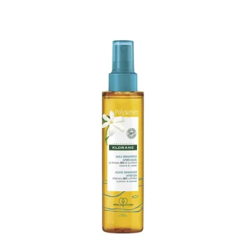 KLORANE POLYSIANES MONOÏ & ORGANIC TAMANU repairing after sun oil 150 ml KLORANE POLYSIANES MONOÏ & ORGANIC TAMANU Réparateur after Huile Solaire 150 ml