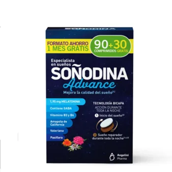 NATURA ESSENZIALE SOÑODINA bilayer melatonin 90 + 30 as a gift 120 tablets