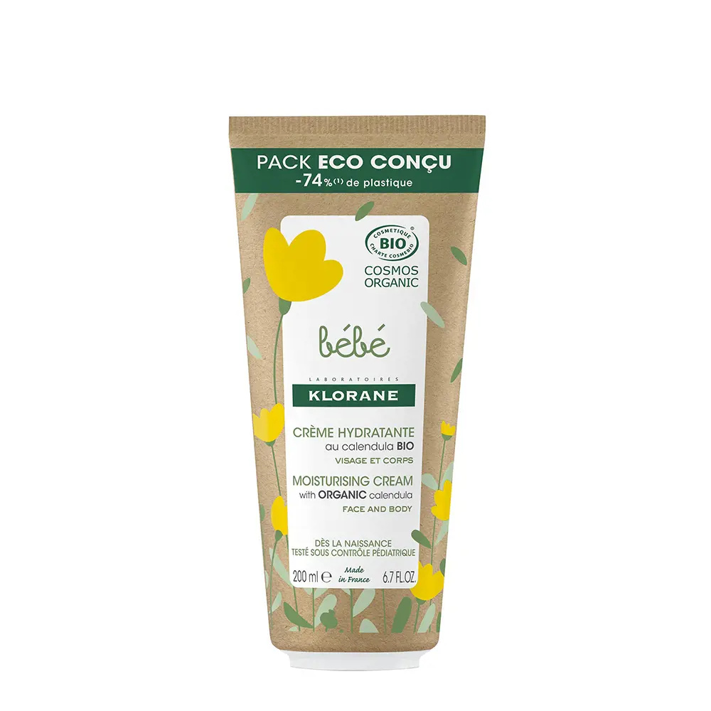 KLORANE BABY ORGANIC moisturizing cream eco packaging 200 ml KLORANE BABY ORGANIC Crème Hydratante eco packaging 200 ml