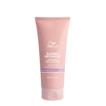 WELLA PROFESSIONALS INVIGO BLONDE RECHARGE conditioner highlighted cool blonde or silver hair 200 ml