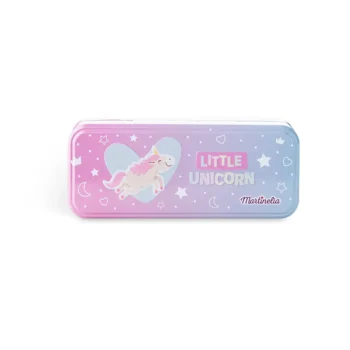 MARTINELIA LITTLE UNICORN TIN CASE 3 LEVELS LOT 29 pièces