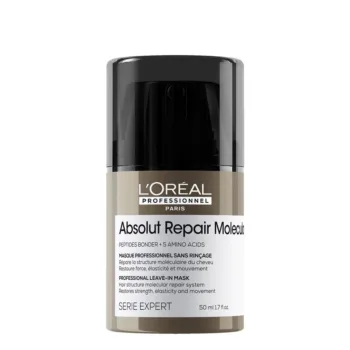 L’ORÉAL PROFESSIONNEL PARIS ABSOLUT REPAIR MOLECULAR Professionnel leave-in Masque Réparateur pour Cheveux Abîmés 50 ml
