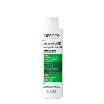VICHY DERCOS TECHNIQUE Anti-Dandruff DS Dermatological Conditioning Shampoo 2 en 1 200 ml