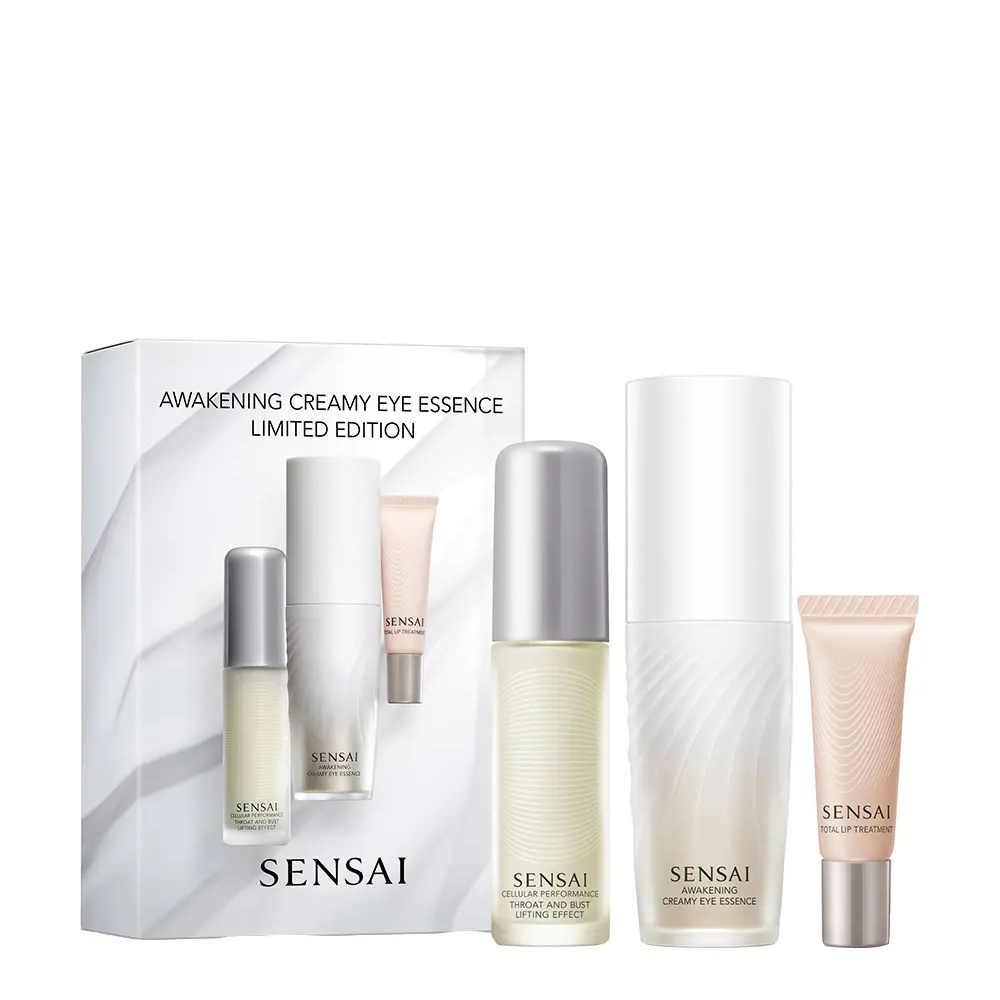 SENSAI AWAKENING CREAMY EYE ESSENCE LIMITED EDITION set 3 pcs SENSAI AWAKENING CREAMY EYE ESSENCE LIMITED EDITION Coffret 3 pièces