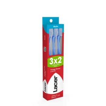 LACER TOOTHBRUSH Moyen Lot 3 Unités