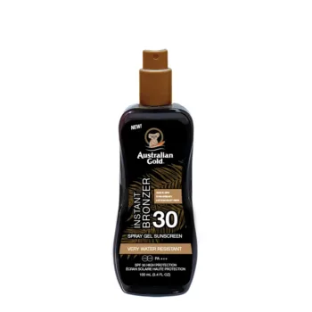 AUSTRALIAN GOLD INSTANT BRONZER Spray Gel Sunscreen SPF30 100 ml