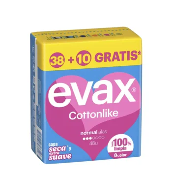 EVAX EVAX COTTONLIKE normal pads wings 48 u