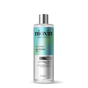NIOXIN AGE DEFENSE anti-aging shampoo purifies the scalp with niacinamide 475 ml