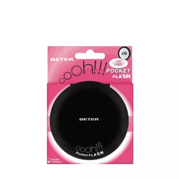 BETER ESPEJO OHH! pocket flash with luz and aumento x10 #black 5 ml