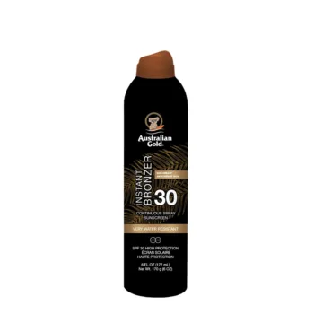 AUSTRALIAN GOLD INSTANT BRONZER SPF30 water resistant spray 177 ml AUSTRALIAN GOLD INSTANT BRONZER SPF30 Eau resistant Vaporisateur 177 ml