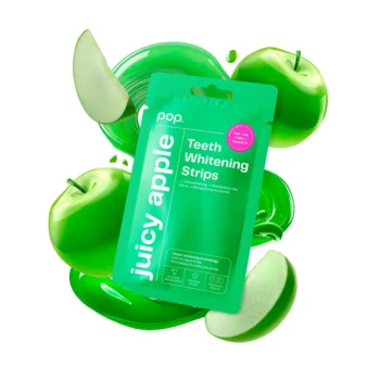 POP. POP. Apple Flavored Whitening Strips 7 Units