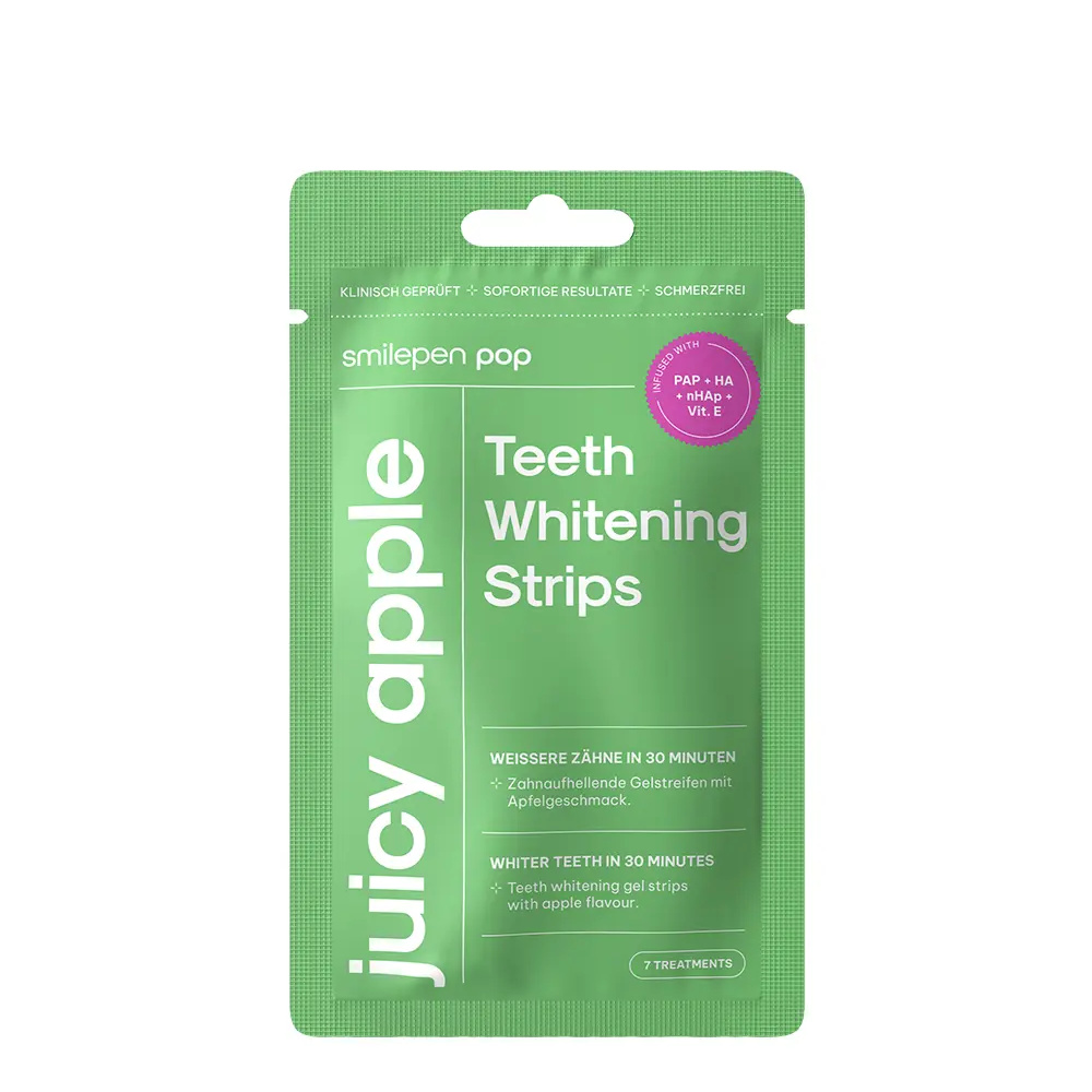 POP. POP. Apple Flavored Whitening Strips 7 Units POP. POP. Apple Flavored Whitening Strips 7 Units