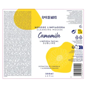 FLOR DE MAYO SUBLIME CAMOMILE cleansing mousse 200 ml