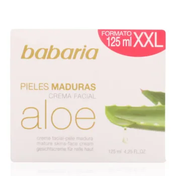 BABARIA ALOE VERA Crème Nourrissante Visage Peau Mature 125 ml